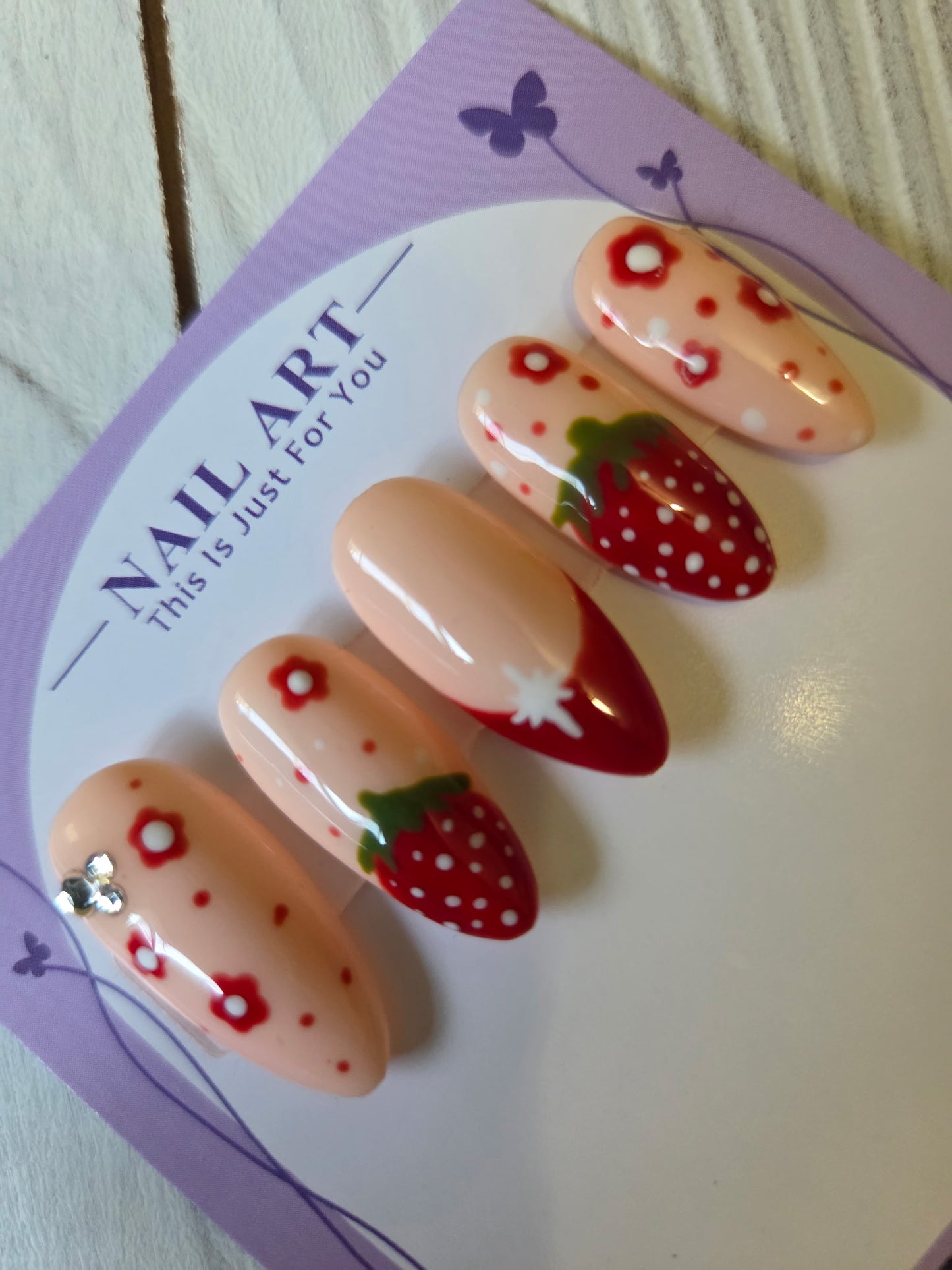 Pink strawberry