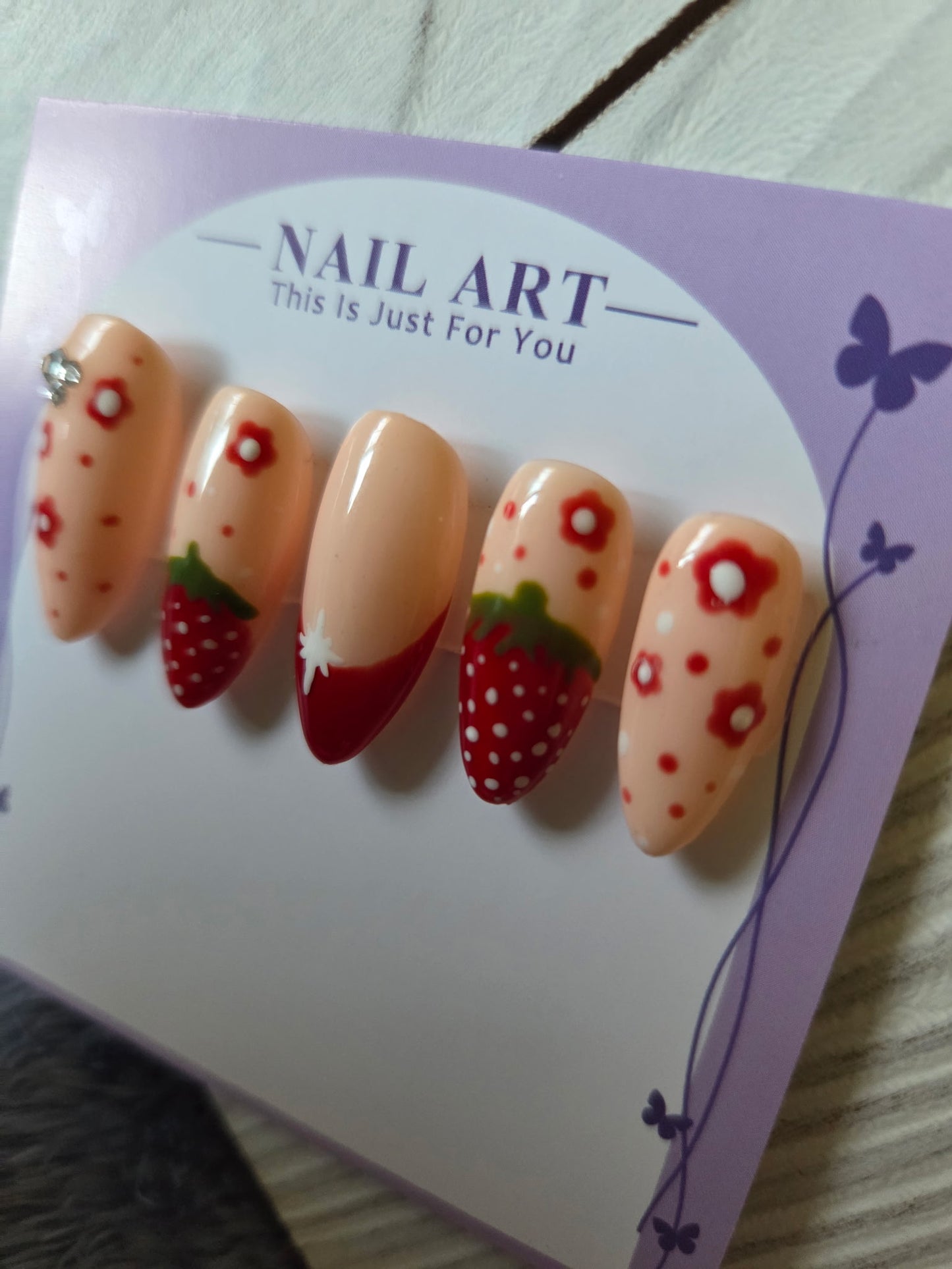 Pink strawberry