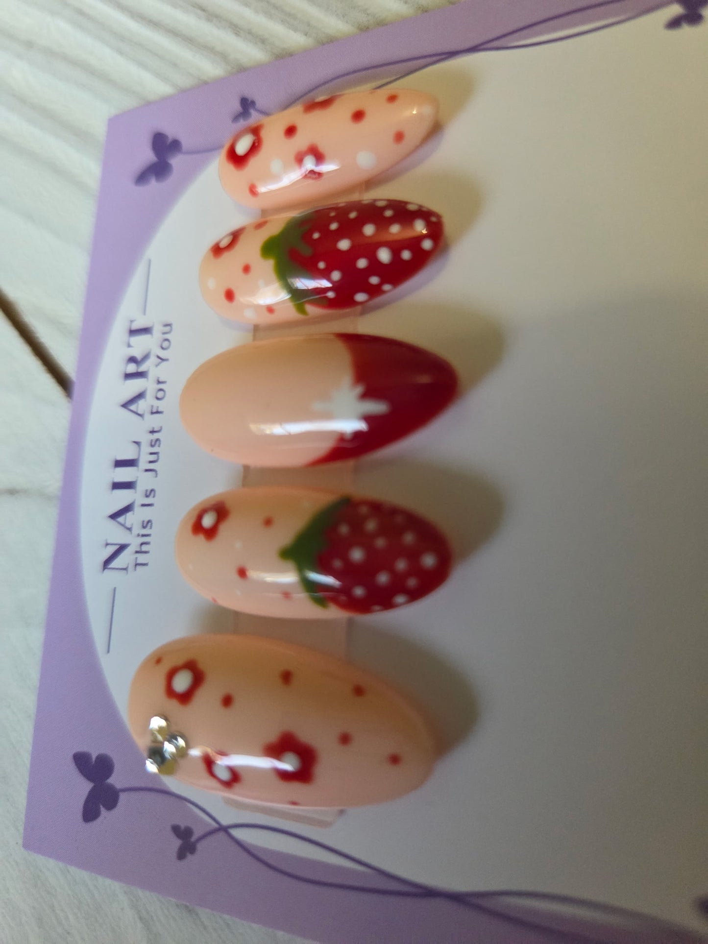 Pink strawberry