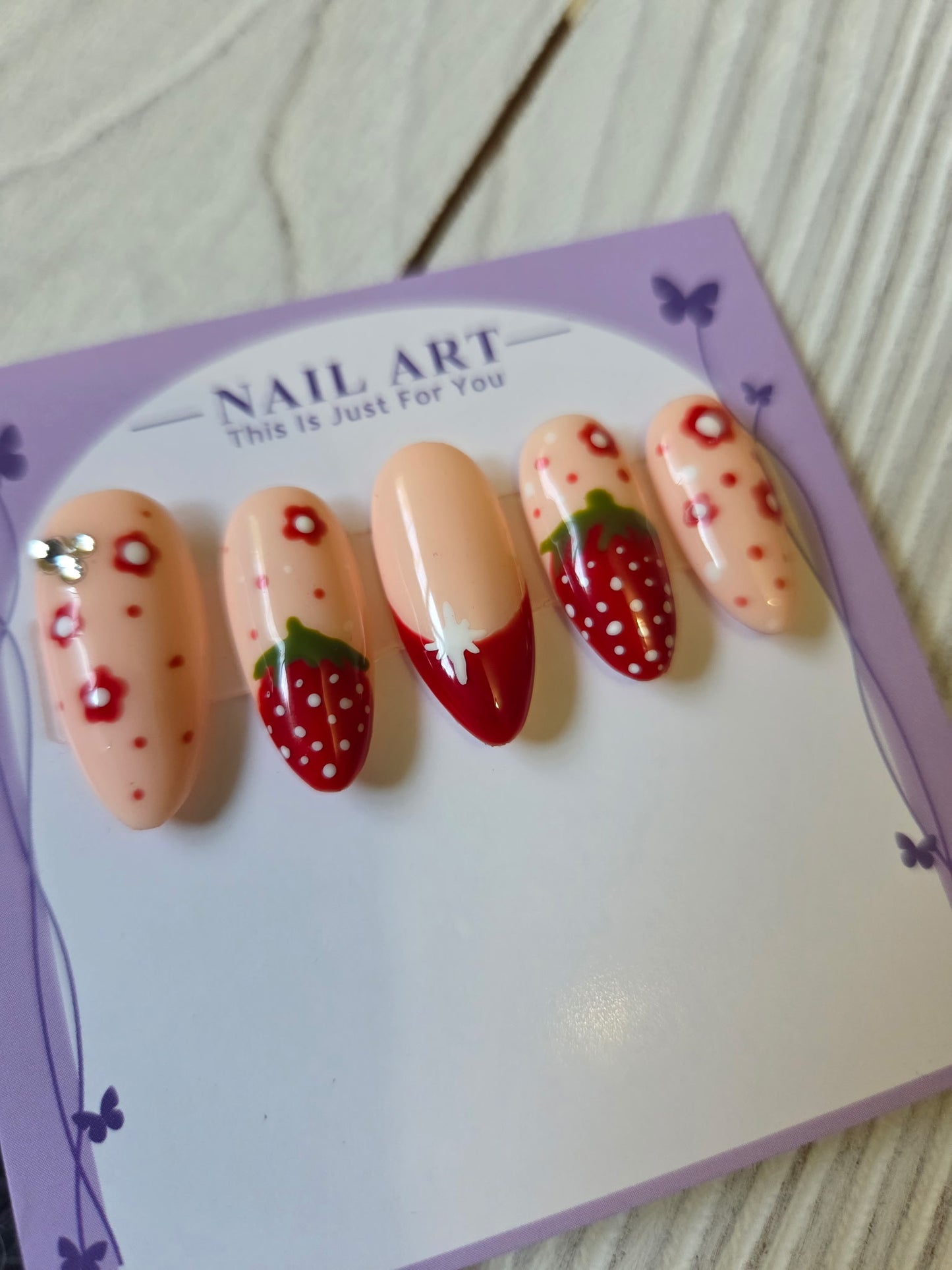 Pink strawberry