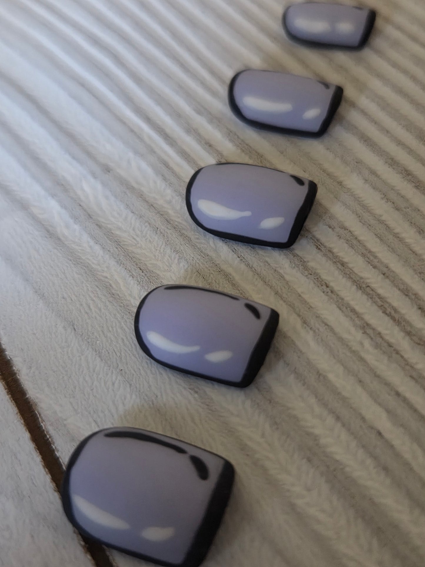 Purple matte cartoon